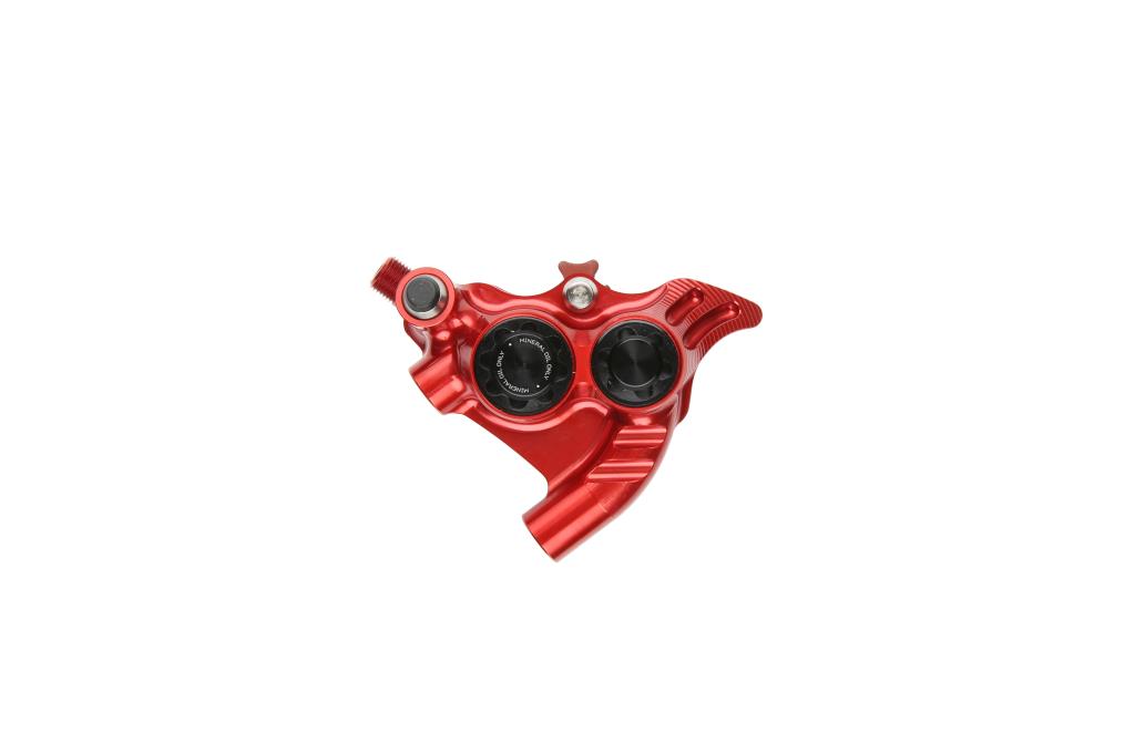 Bremssattel HOPE RX4+ SL FM 34mm (+20) 4 Kolben Mineral Rot