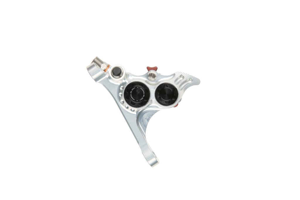Vorderer Bremssattel HOPE RX4+ SL FMF (+20) 70mm 4 Kolben Mineral Silber