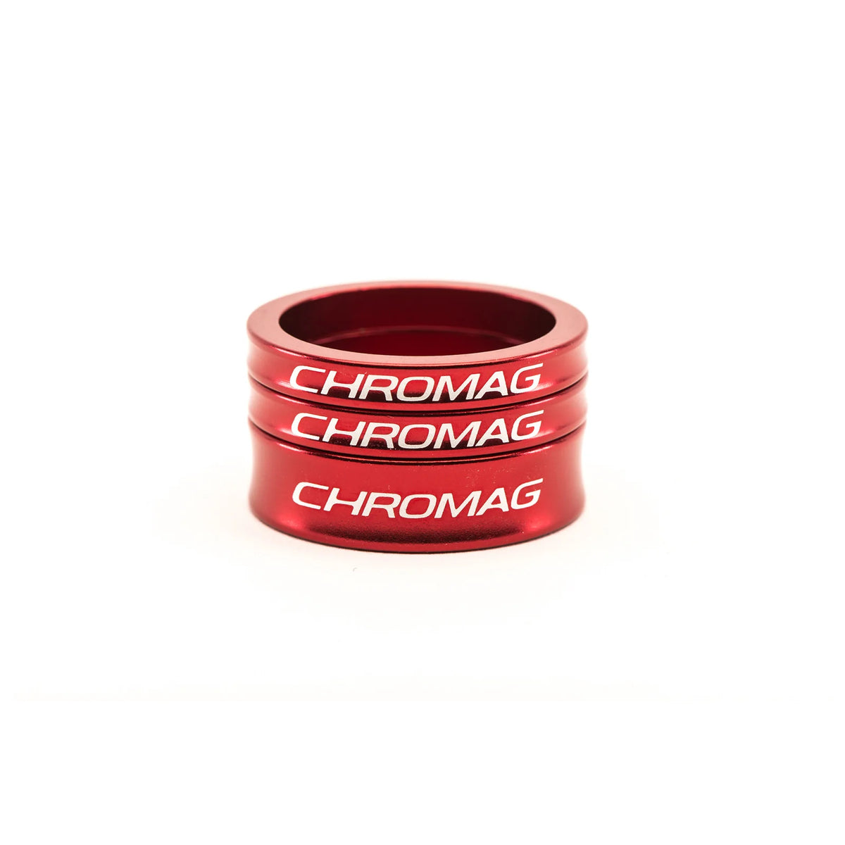 Lenkkopf-Distanzscheiben-Kit CHROMAG 1"1/8 Rot