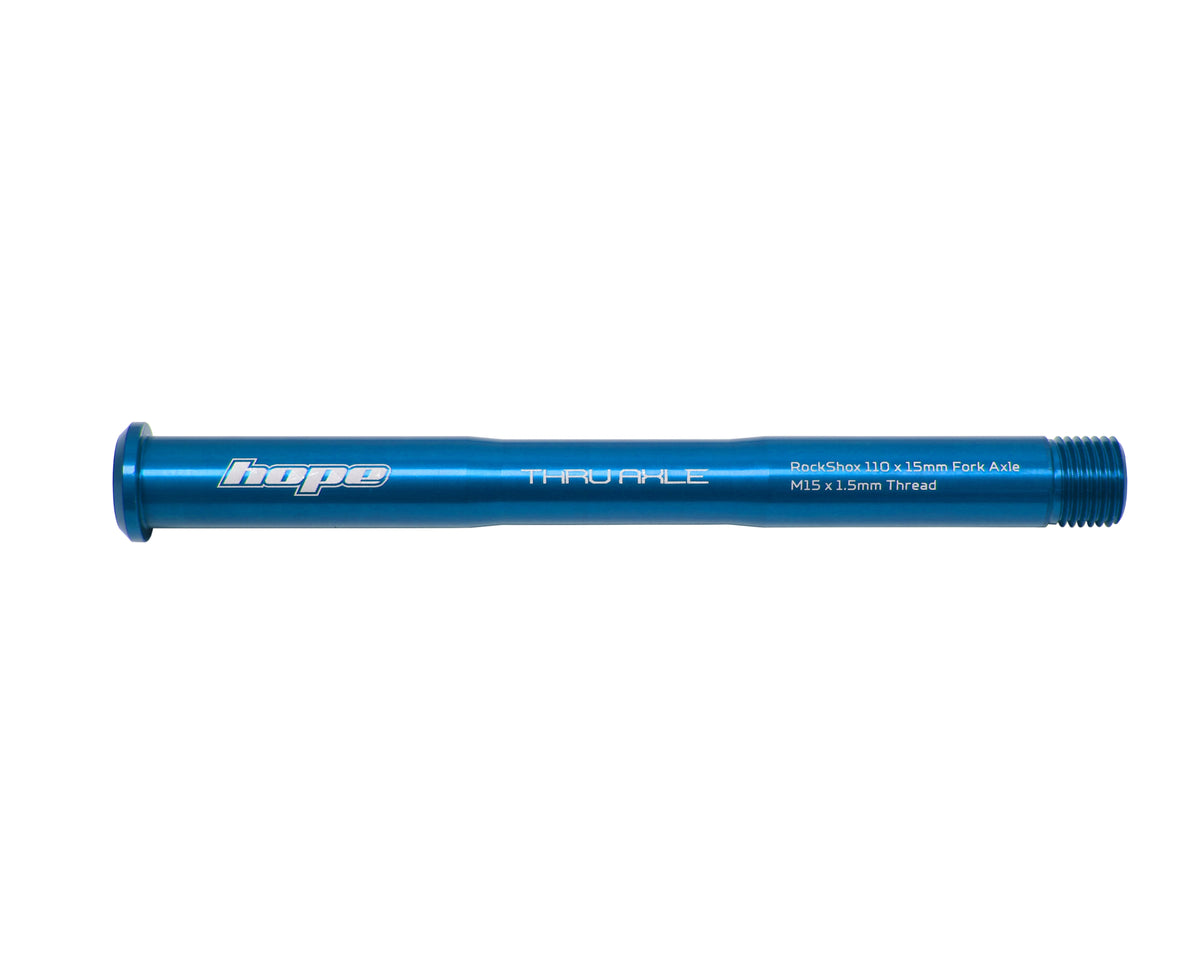 Vorderrad-Steckachse HOPE für ROCKSHOX Pike/Lyric/Zeb Gabel Blau