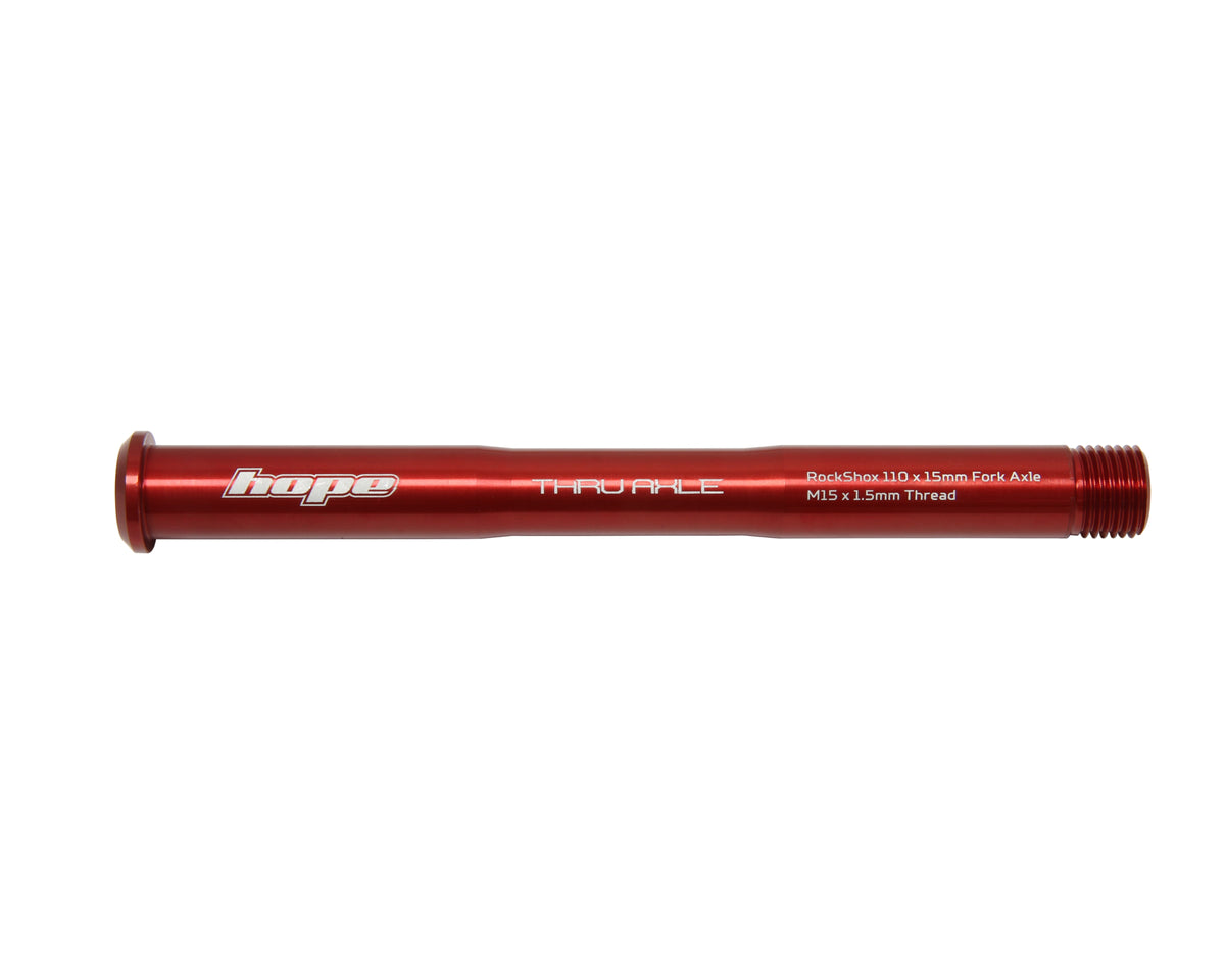 Vorderradachse HOPE für ROCKSHOX Pike/Lyric/Zeb-Gabel Rot