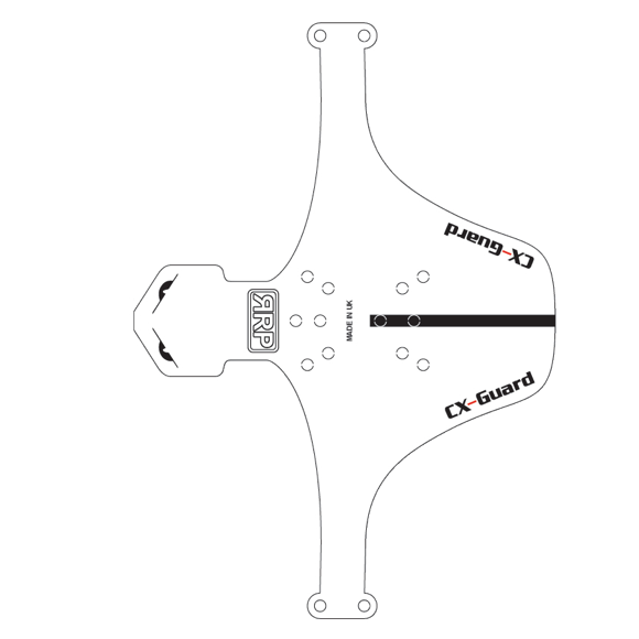 Vorderradschutzblech RRP CX GUARD Weiß