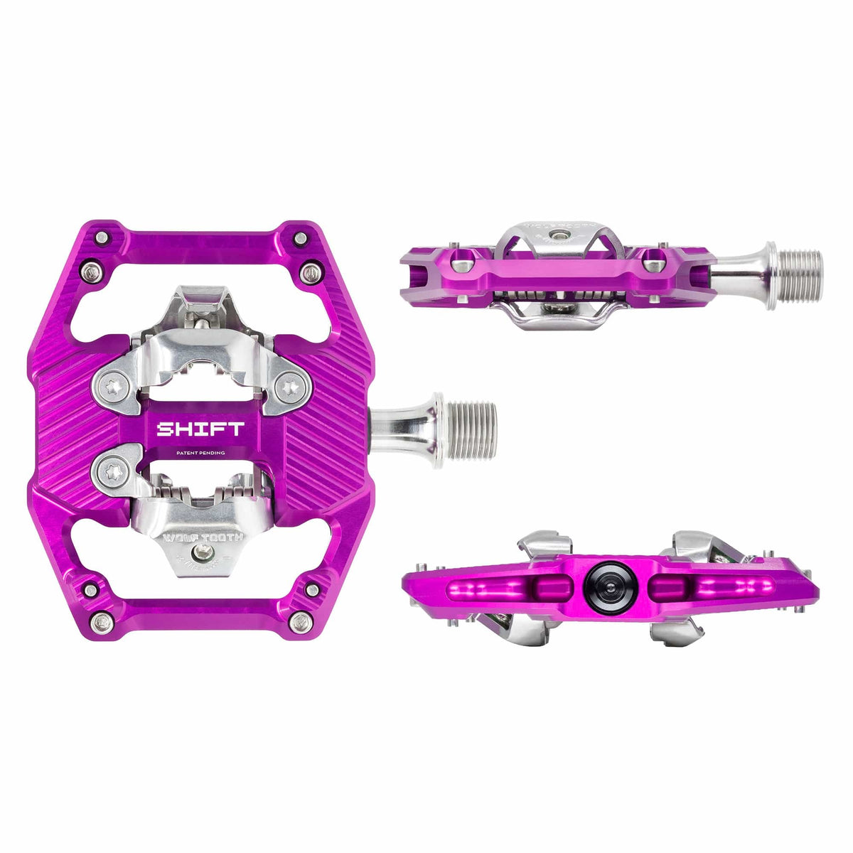 Pedale WOLF TOOTH GRAVITY CLIPLESS Violett