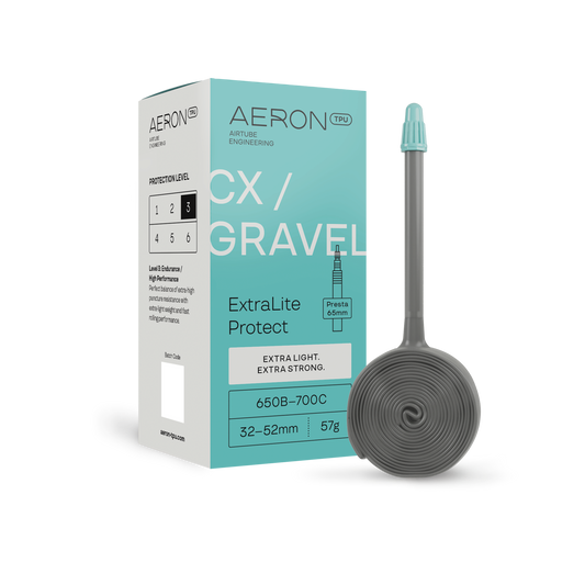 AERON ExtraLite Protect Alu-Ventil CX-Gravel-Schlauch 650b/700x32-52mm
