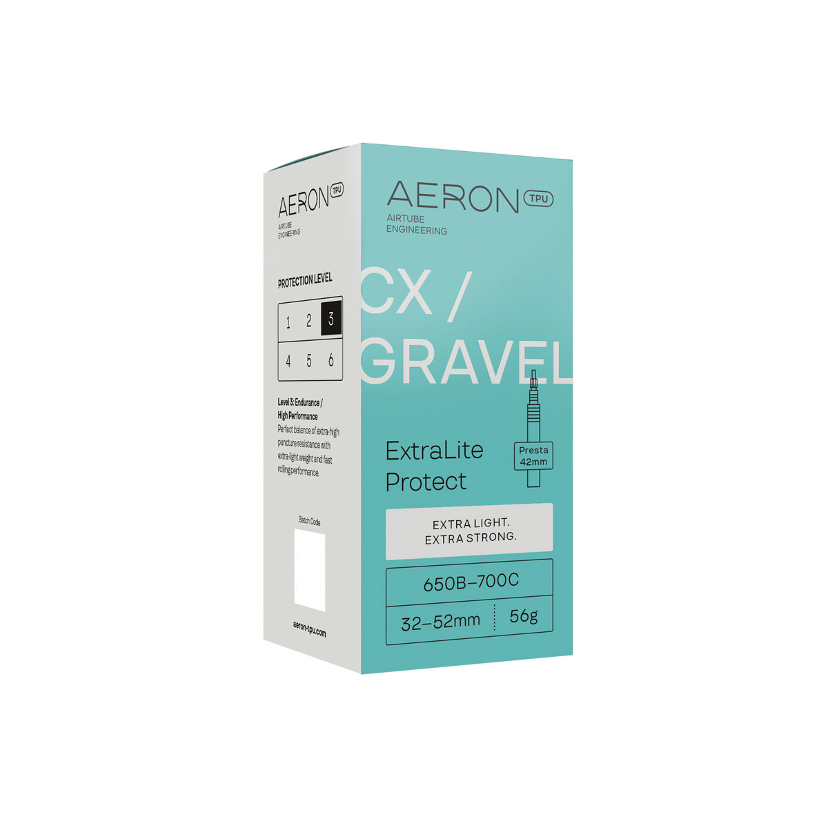 AERON ExtraLite Protect CX-Gravel-Schlauch 650b/700x32-52mm