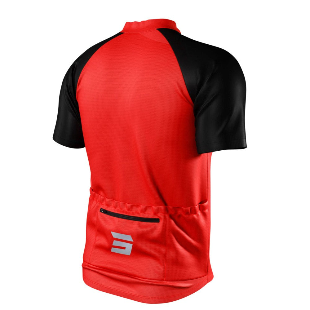 SHOT Unlimited Zip Kurzarmtrikot Rot