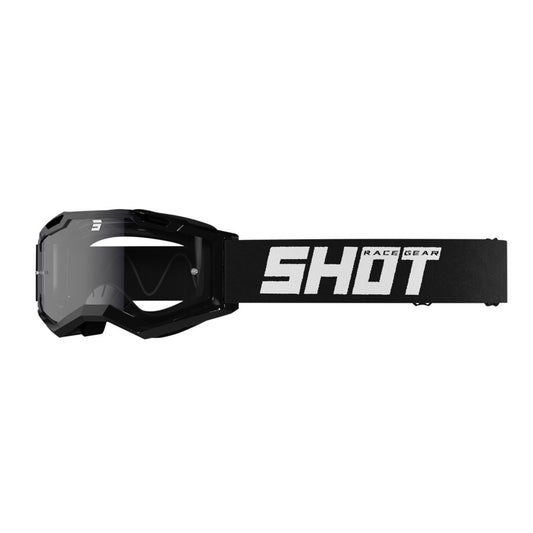 Goggle Shot Assault 2.0 Solid Enduro Schwarz Glänzend