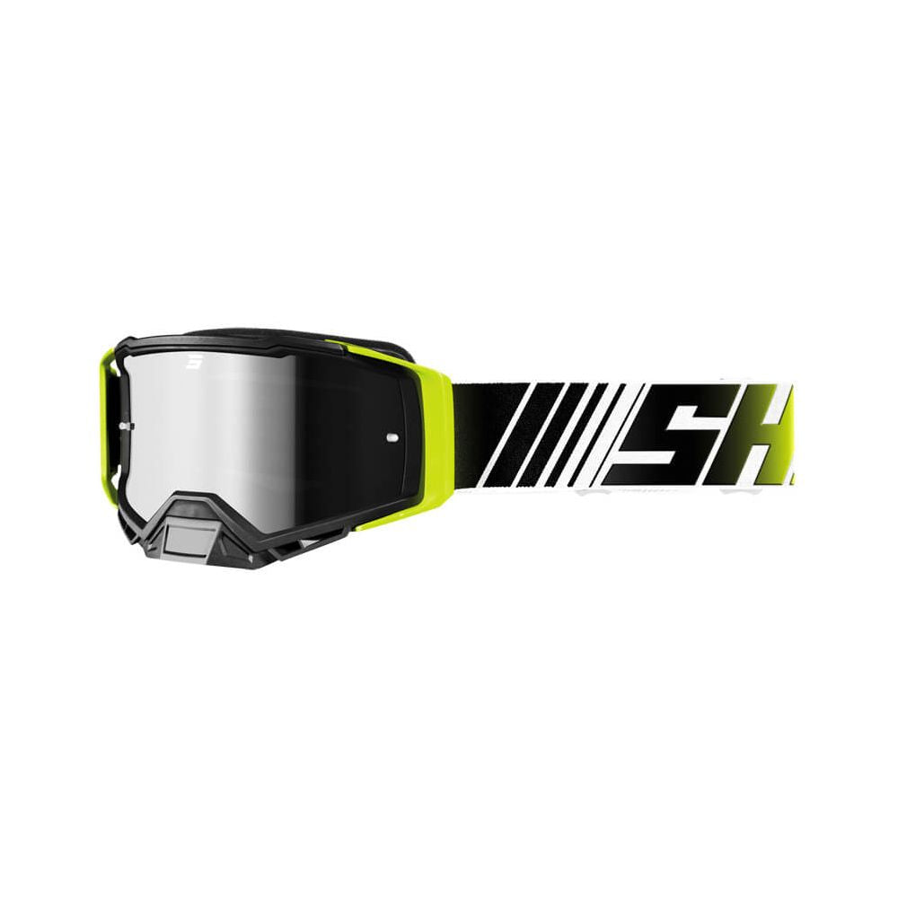 Goggle Shot Core Stripe Neon Yellow Glossy