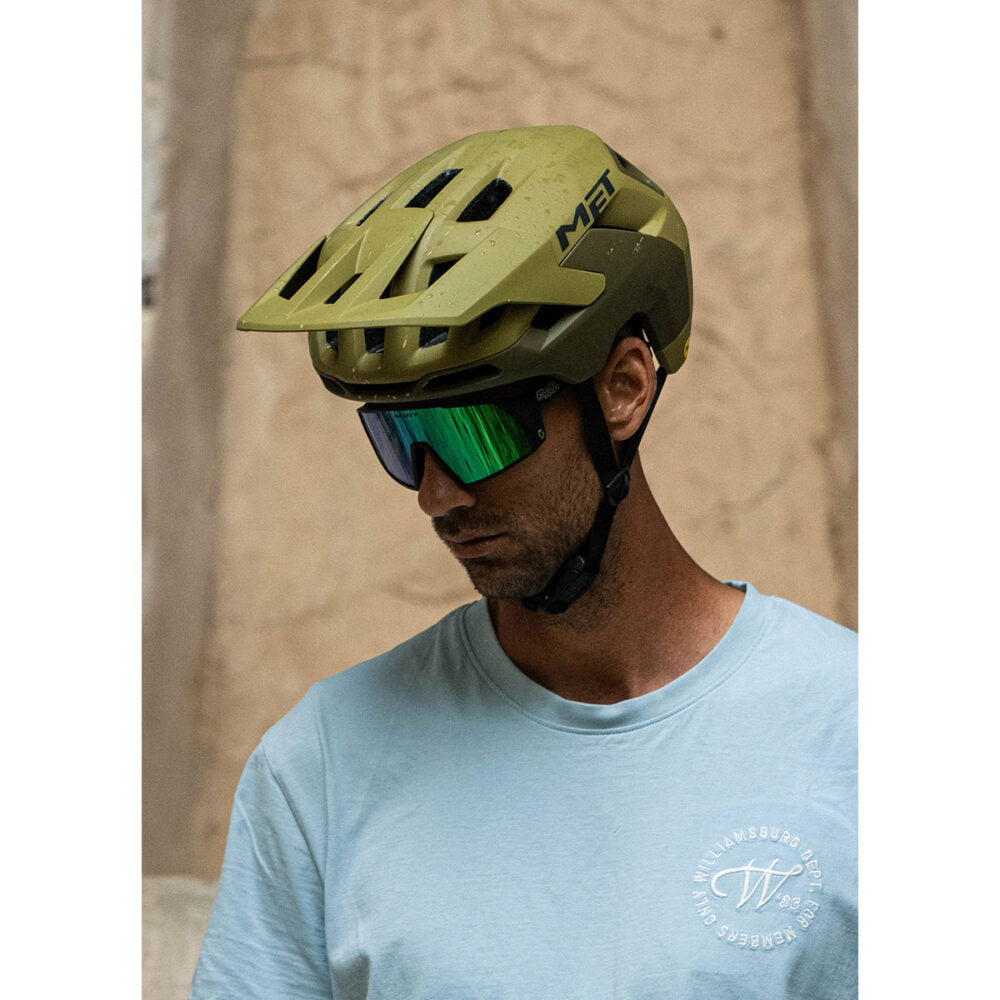 MTB-Helm MET REVO MIPS Blau/Grün