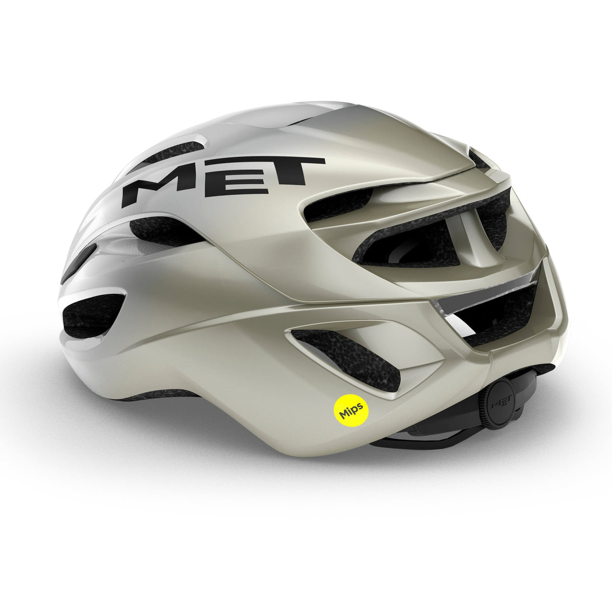 Straßenhelm MET RIVALE MIPS Silbergrau