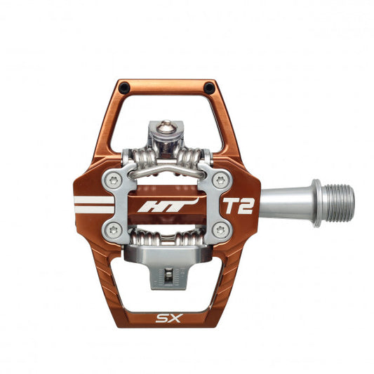 BMX-Pedale HT COMPONENTS T2 SX Root Beer