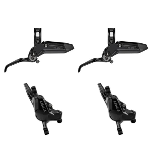 Bremspaar SRAM LEVEL SILVER STEALTH 2 Kolben Schwarz