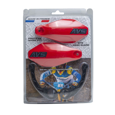 Handschutz AVS BASIC Kunststoff-Lasche Rot
