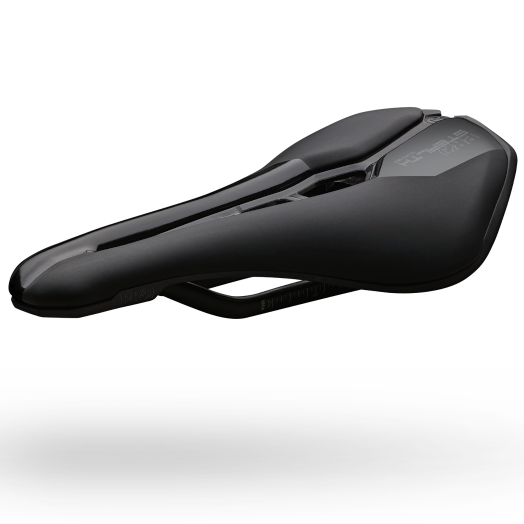 Sattel PRO STEALTH TEAM CURVED 142mm Carbon-Schienen Schwarz
