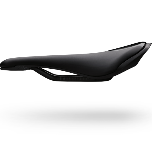 Sattel PRO STEALTH TEAM CURVED 142mm Carbon-Schienen Schwarz