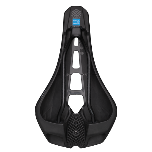 Sattel PRO STEALTH TEAM CURVED 142mm Carbon-Schienen Schwarz