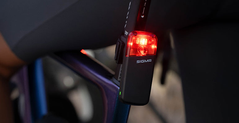 SIGMA RECO 80 LINK am Rennrad montiert