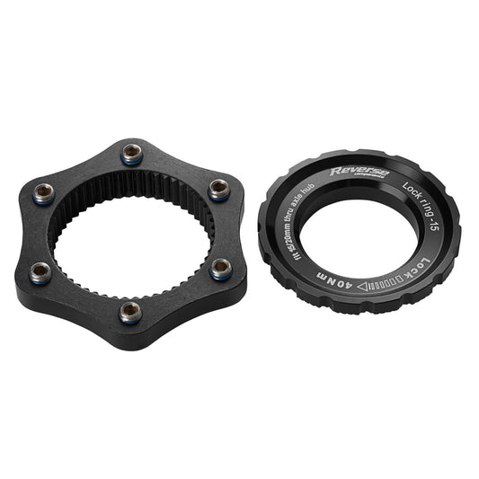 Centerlock-Adapter> 6 Loch REVERSE COMPONENTS Schwarz