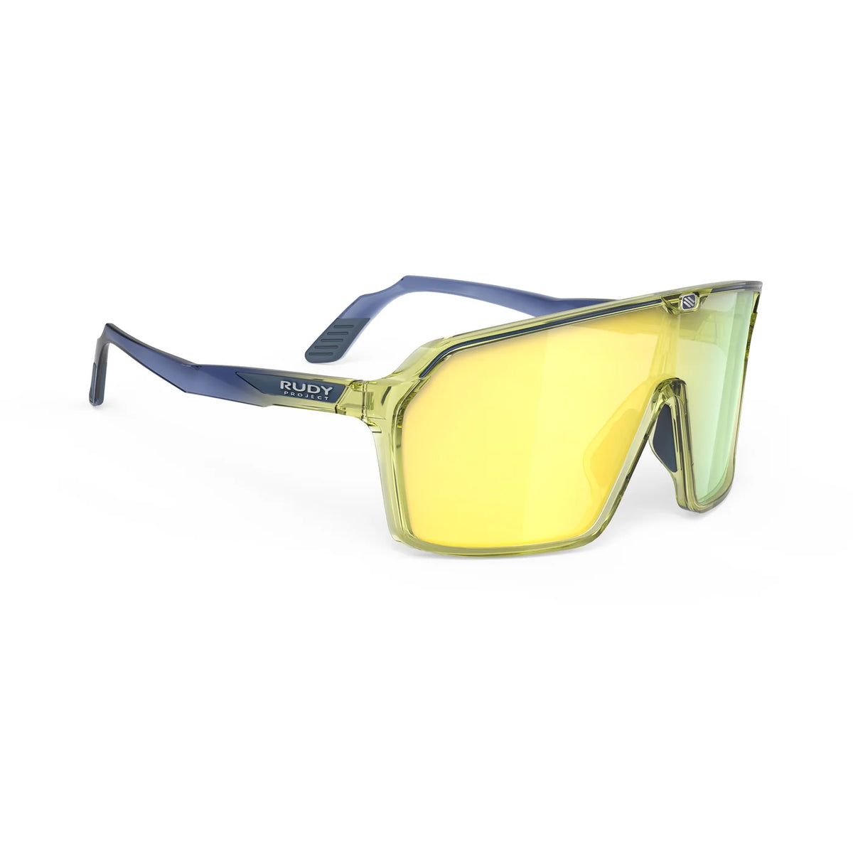Brille RUDY PROJECT SPINSHIELD Crystal Blau/Gelb Gläser RP Optics Multilaser Yellow