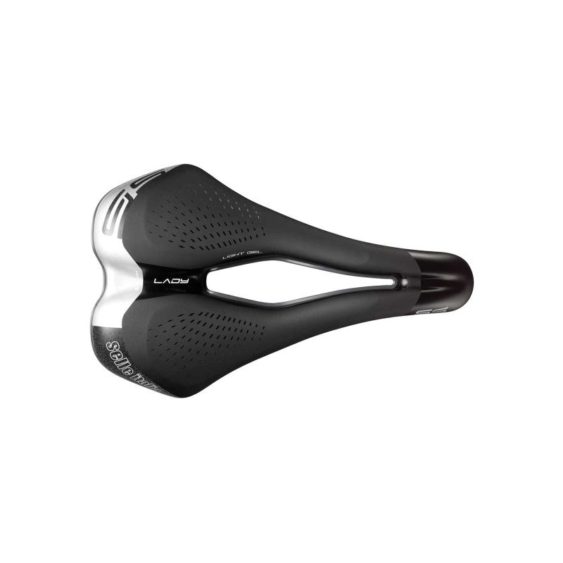 Sattel SELLE ITALIA S 5 LADY SUPERFLOW L Damen Schienen Fec Schwarz