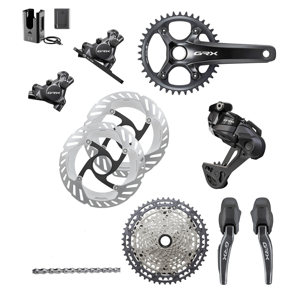 Gruppe SHIMANO GRX RX827 Di2 1x12V