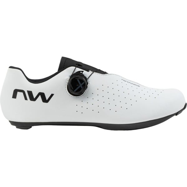 NORTHWAVE SONIC PLUS WIDE Rennradschuhe Weiß/Schwarz
