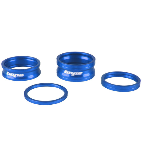 Steuersatz-Distanzscheiben-Kit HOPE SPACE DOCTOR 1"1/8 Blau