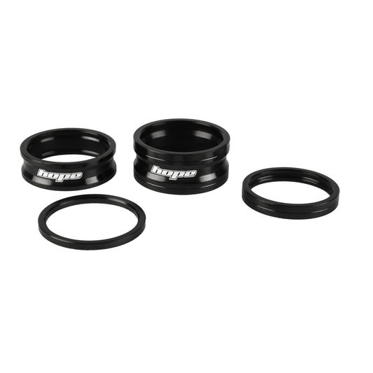 Steuersatz-Distanzscheiben-Kit HOPE SPACE DOCTOR 1"1/8 Schwarz