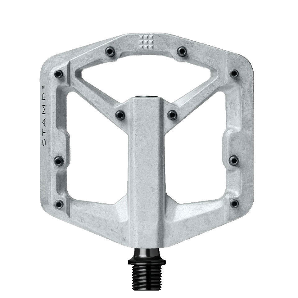 Flachpedale CRANKBROTHER STAMP 2 Small Silber