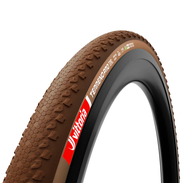 Reifen VITTORIA TERRENO PRO T30 Fine Loose Gravel Race 700c Tubeless Ready Faltbar Braun