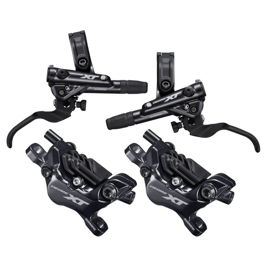 Bremspaar SHIMANO XT M8120 4 Kolben J-KIT Belüftete Bremsbeläge