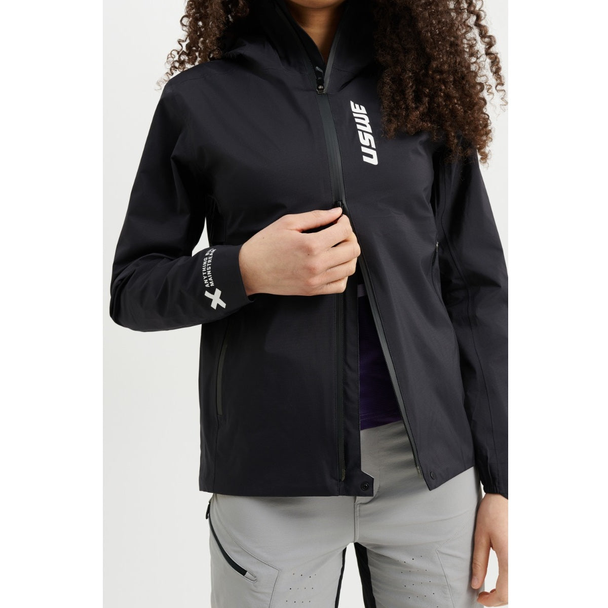 USWE WATERPROOF Damenjacke Schwarz
